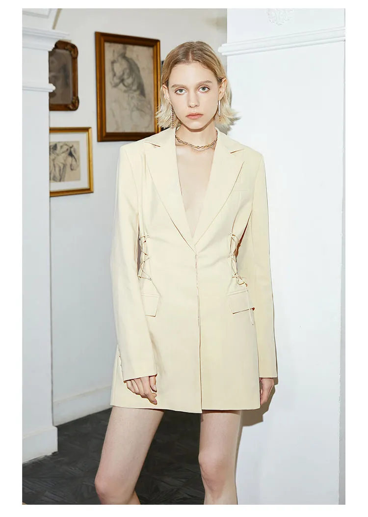 Serena Bandage Waist Slim Blazer