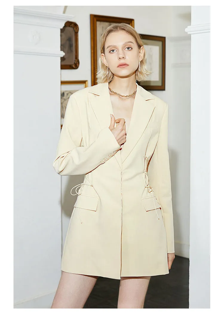 Serena Bandage Waist Slim Blazer