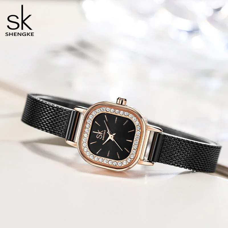 SK Watch and Bracelet Set For Lady