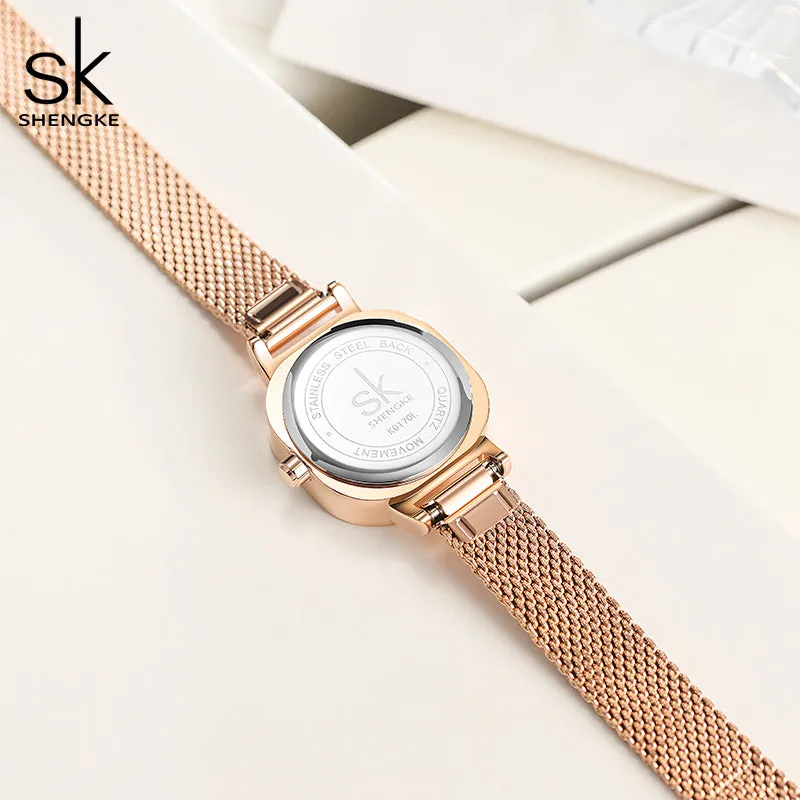 SK Watch and Bracelet Set For Lady