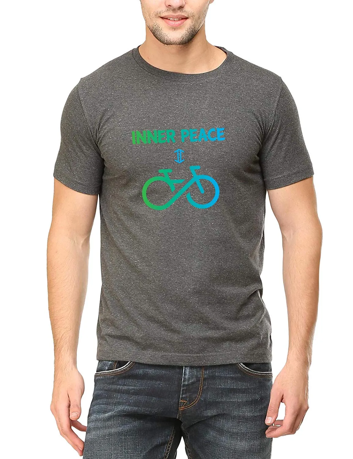 Swag Swami Men's  Cycling Inner Peace T-Shirt