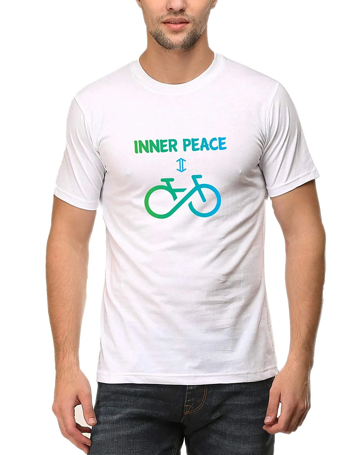 Swag Swami Men's  Cycling Inner Peace T-Shirt