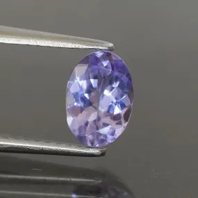 Tanzanite | natural, lavender colour, oval cut 7x5 mm, 0.9ct, Tanzania