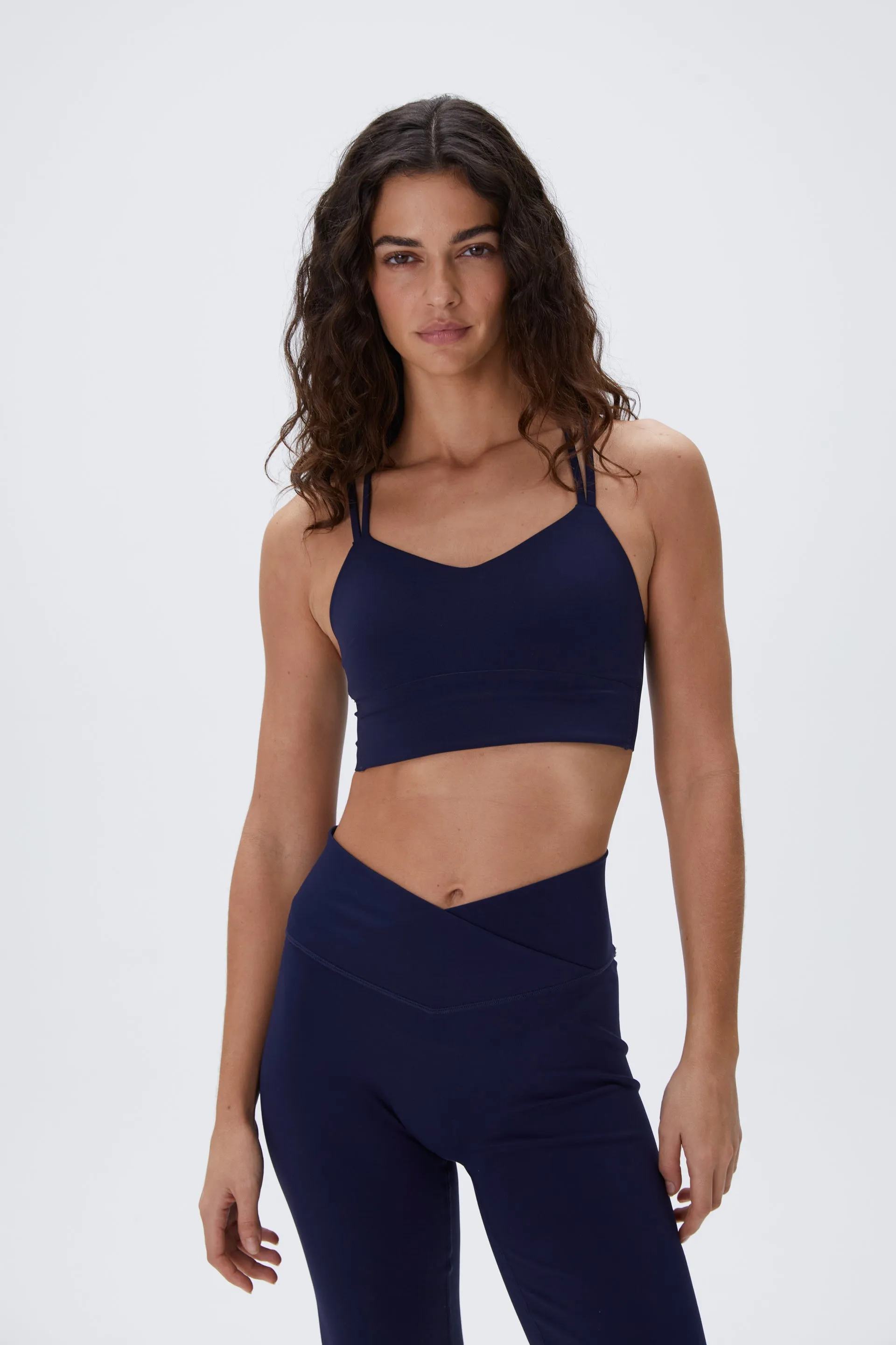 Ultimate Wrap Over Yoga Pant - Navy Blue