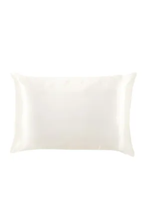 White lotus organic peace silk pillowcase