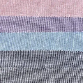 Wholesale only — 54" Linen & Cotton Yarn Dyed 5 OZ USA Made for Wholesale Only