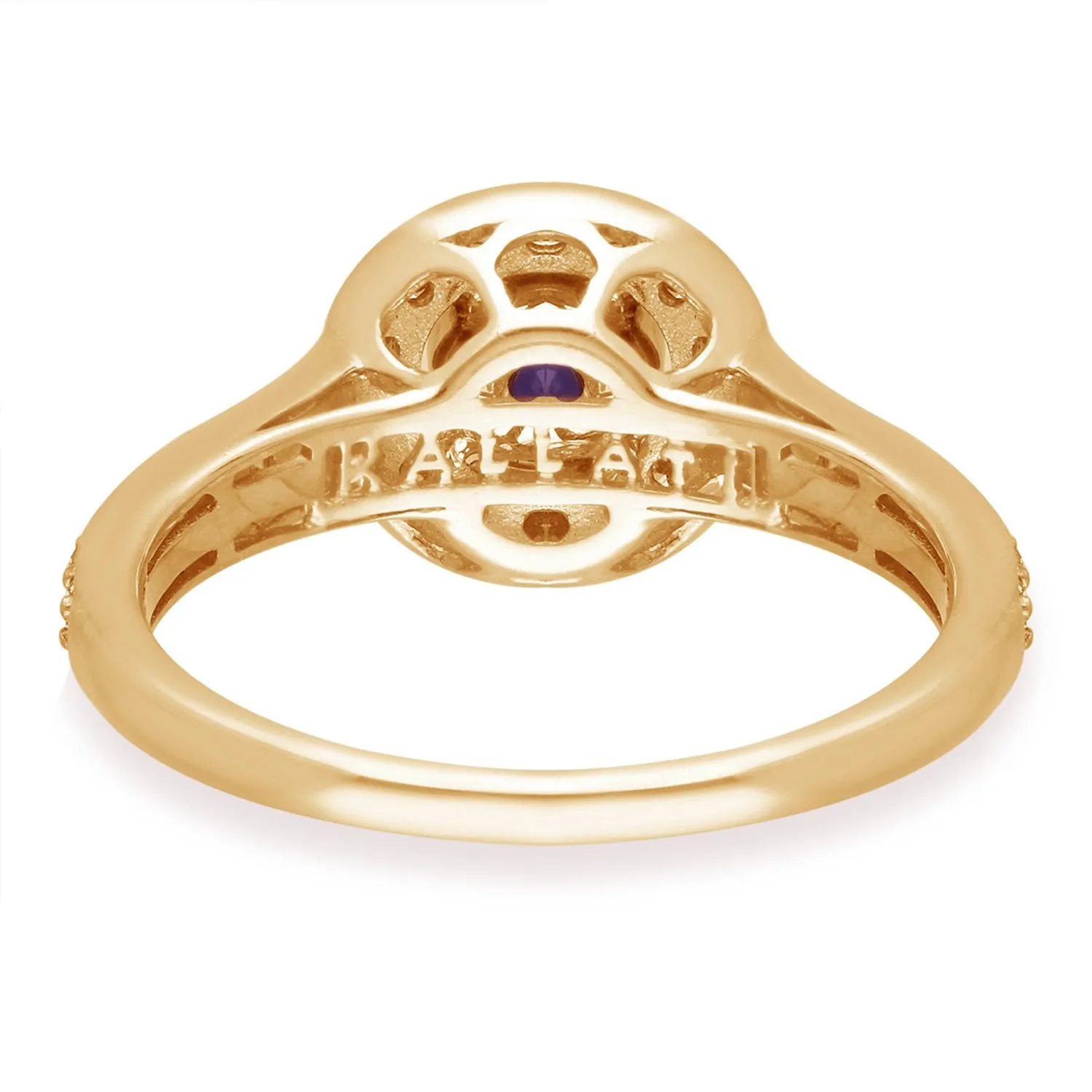 Yellow Gold Tanzanite & Fancy Diamond Renaissance Ring